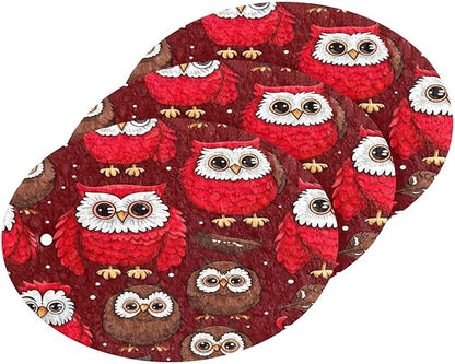 Owl Kitchen Scrub Sponges, Pop-up Kitchen Cleaning Sponges Reusable Dish Washing Sponges for Bathroom Household Cleaning 3 Pack - Non Scratch Scrubber