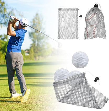6 x 8 in Small Mesh Laundry Bags with Drawstring [6PCS] - Durable Mesh Bags with Cord Lock for Laundry & Soap &Small Balls - [Gray]
