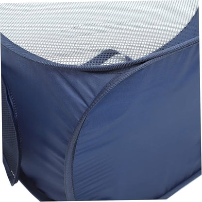 Ipetboom Foldable Mesh Laundry Hamper with Handles Large Collapsible Laundry Basket for Bedroom and Home Storage and Wire Multi Purpose Clothes and Organizer
