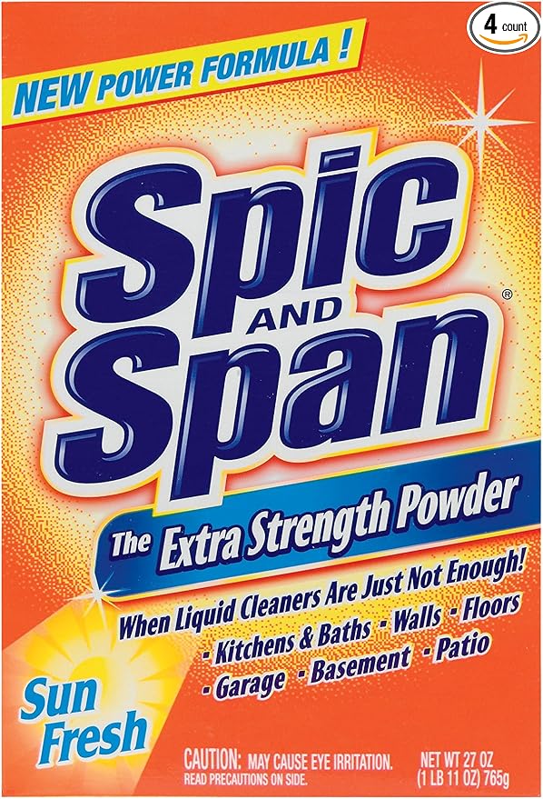 Spic and Span Cleaner, Original Formula Dosage, 27-Ounce Box (Pack of 4)