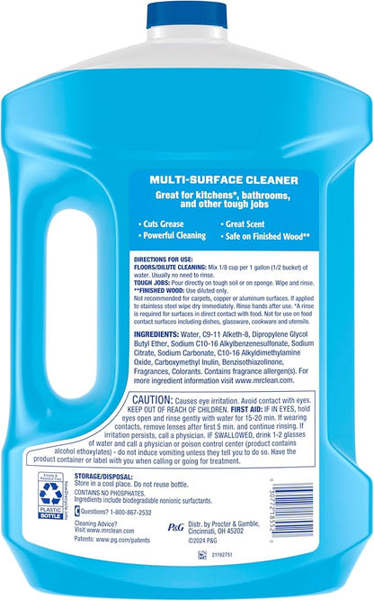 Mr. Clean 2X Concentrated Multi Surface Cleaner with Unstopables Fresh Scent 99 fl oz