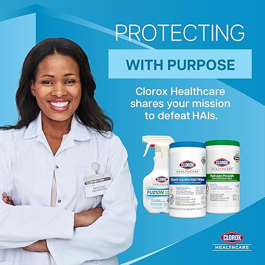 Clorox Healthcare Bleach Germicidal Cleaner Spray, 32 Fluid Ounces (Package May Vary)