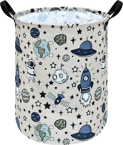 Round Laundry Basket Storage Bins Nursery Hamper Gift Baskets for Home,Office,Home Decor