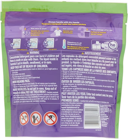 Gain Flings Laundry Detergent Pods - Moonlight Breeze - 16 Count Pods Per Package - Pack of 2 Packages