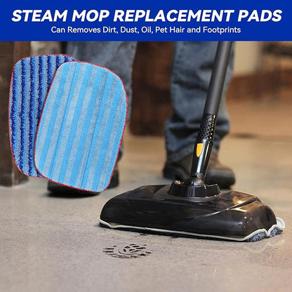 GreeSuit MC1375/MC1385 Microfiber Steam Mop Pads: Compatible with McCulloch MC1375, MC1385 Steam Cleaners, Replaces Mop Pad Model: A1375-100/101