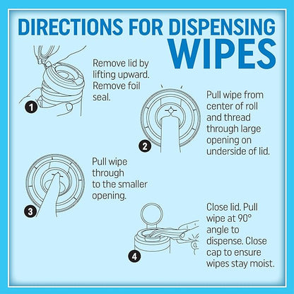 MiracleWipes for Stainless Steel, Great for Kitchen and Appliances, Including Oven, Refrigerator, Dishwasher, Microwave, Sink, Hood, Grill, Removes Fingerprints and Smudges - 30 Count
