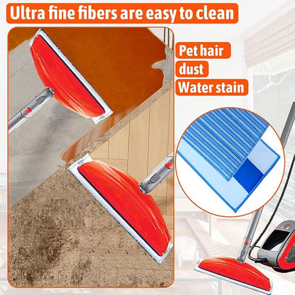 4 Pack Mop Pads Compatible with HAAN Steam Cleaning mop Reusable Microfiber Pads Replacement for HAAN FS, SI and MS Series Steamers