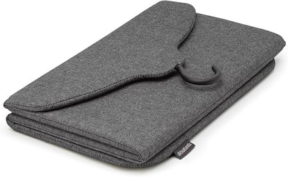 Brabantia - Foldable Steam Board - for High Pressure Clothes Steaming - Solid Heat Resistant Surface - Versatile Hanging Hook - Easier Steaming with Handheld Steamers - 36 x 16 inches - Pepper Black