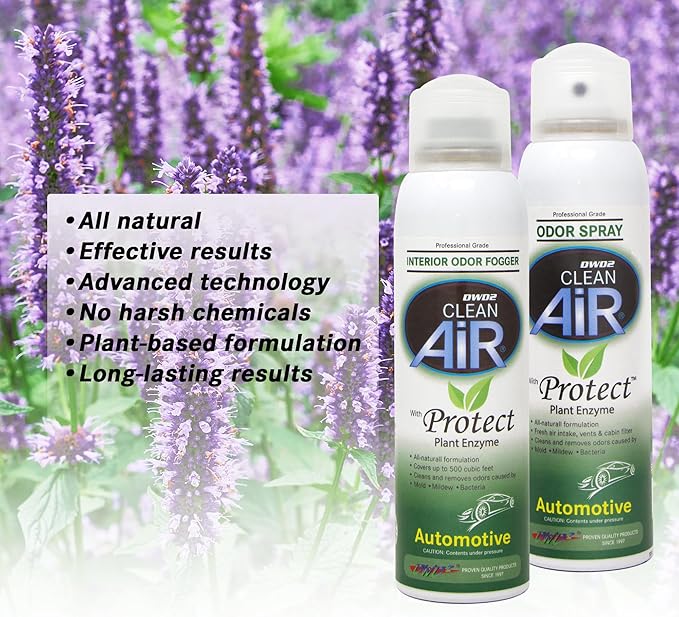 DWD2 Protect™ Automotive AC Vent Treatment - Revitalize Your Car's Interior The Green Automotive Mold-Odor Treatment Solution. Say Goodbye to Unpleasant Odors and Hello to a Fresh and Protected Cabin
