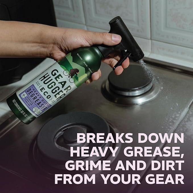 Gear Hugger All-Purpose Degreaser Spray Bottle (10 oz, Pack of 1) – Home & Kitchen Eco Friendly Cleaning Supplies, Powerful Degreaser Spray for Countertops & Household Surfaces, Plant Based, Non-Toxic