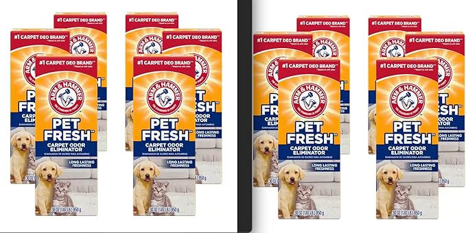 Arm and Hammer Pet Fresh Carpet Odor Eliminator Plus Oxi Clean Dirt Fighters, 16.3 oz, (12 Pack)