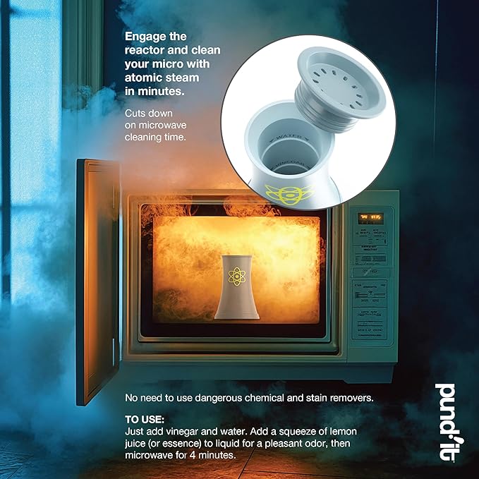 Pund'it Micro Nuke, Microwave Steam Cleaner and Deodorizer