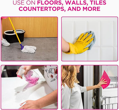 Stardrops - The Pink Stuff - The Miracle All Purpose Floor Cleaner - Pack of 2, 67.6 Fl Oz (82375)