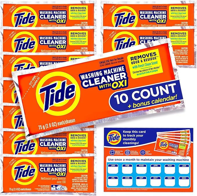 Tide Laundry Stain Remover Washing Machine Cleaner Bundle