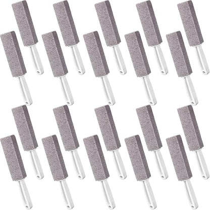 Vesici Pumice Cleaning Stone with Extra Long Handle Pumice Stone Toilet Bowl Cleaner for Toilet, Bathtubs, Sinks, Swimming Pools, Grills, Kitchen, Household Cleaning(20 Pieces)