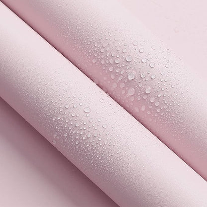 HeloHo Solid Light Pink Wallpaper Matte Textured Peel and Stick Wallpaper 118"X15.7" Modern Self Adhesive Removable Wall Paper Waterproof Contact Paper for Living Room Bedroom Decor