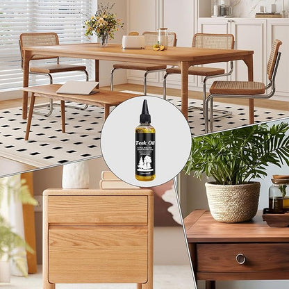 Wood Floor Polish and Restorer, Hardwood Floor Luster-Polish, Wood Floors Restorer, 100ml Furniture Hardwood Polisher Conditioner, Woods Polisher Oil for Outdoor/Indoor/Boats/Shower