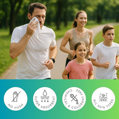12 Reusable Tissues with 1 extra tissue, Travel Size Cloth Tissue Pack Made of Soft Cotton- Washable Facial White handkerchiefs - Eco Friendly Fabric with Zero Waste Cloths