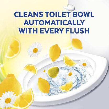 Lysol Automatic In-The-Bowl Toilet Cleaner, Cleans and Freshens Toilet Bowl, Lemon Breeze Scent, (Pack of 8)
