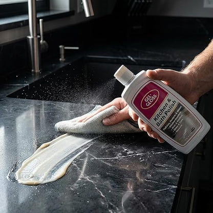 Gel-Gloss No Scent Kitchen and Bathroom Cleaner Liquid 16 fl. Oz. (Pack of 2) - Tile Polish - Kitchen & Bath - Laminate Countertop Polish