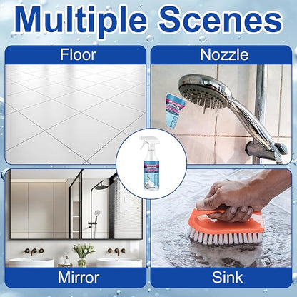 2PCS Bathroom Descaler Foam Cleaner Spray All Purpose Cleaning Foam For Bathtub,Toilet,Glass,Faucet