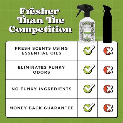 Home-Pourri Air + Fabric Multi-Purpose Odor Freshener Spray, Bamboo Rain, 11 Fl Oz - Jasmine, Bamboo and Fresh Grass