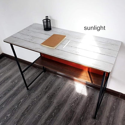 CiCiwind Peel and Stick Wallpaper Wood Contact Paper White Shiplap Wall Paper Peel and Stick Modern Rustic Wood Removable Waterproof Self Adhesive Wallpapers for Cabinets Bedroom Bathroom 78.7"x17.7"