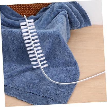 TEHAUX 2pcs Washing Machine Brush Set Long Hair Washer Tool for Inner Drum and Agitator Effective Washing Machine Cleaning Accessories