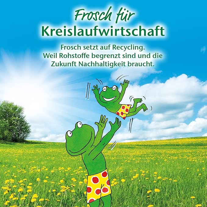 Frosch Vinegar Toilet Cleaner, Liquid Toilet Cleaner Removes Lime and Urinary Stone for Powerful Cleaning with Vinegar and Pumice Flour, 750 ml