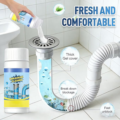 2026 Upgraded Wild Tornado Sink & Drain Cleaner Powder, Pipeline Dredging Agent, Sink and Drain Cleaner Powder, Multi-functional Fast-Acting Pipe Dredging Agent for Kitchen and Toilet Pipeline (3pcs)