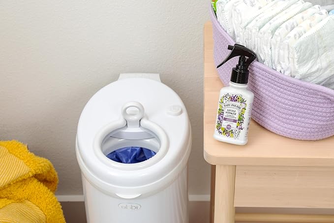 Baby-Pourri Little Stinker Diaper Pail Deodorizer Spray,3.4 Fl Oz,Up to 150 Uses,Odor Freshener with Essential Oils,Nursery Essentials,Lavender,Bergamot,Eucalyptus & Vanilla Scent,(Pack of 2)