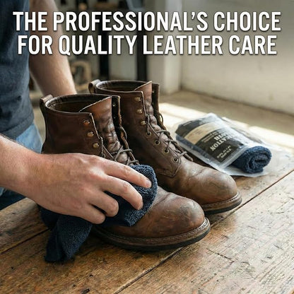 Bickmore 2-Pack Lint-Free Application Cloth for Leather Cleaner, Conditioner, and Polish | Scratch-Free Microfiber Towel for Smooth Application of Leather Care Products