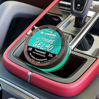 Paradise Air Platinum Series Ultimate Gel 90 Air Freshener, Net Weight 30g, Tsunami (4 Pack)