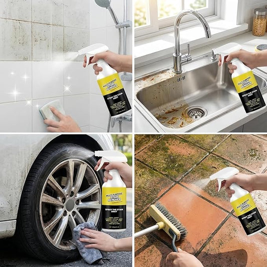 AlienPower Spray, Multi-Purpose Stain Remover, Heavy-Duty All-Surface Cleaner Quick-Acting Formula Removes Water Stains Yellowing & Stubborn Residues