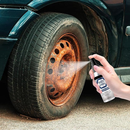 Quick Drying Rust Stain Remover - Metal Rust Remover, Effortless Metal Restoration | Excellent Tarnish Cleaner Spray, 30ml Seamless Kitchen Rust Converter for Utensils, Auto Parts, Tools