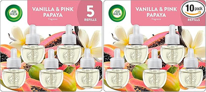 Air Wick Scented Oils 0+5 Vanilla & Pink Papaya,(Pack of 2)