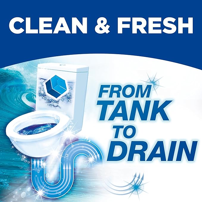 Bloo 2in1 in-Cistern Toilet Blocks Original 50g Limescale Remover Cistern, Cleaning, Foaming Action and Fresheners