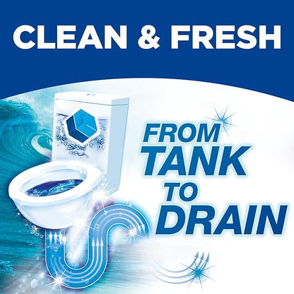 Bloo 2in1 in-Cistern Toilet Blocks Original 50g Limescale Remover Cistern, Cleaning, Foaming Action and Fresheners