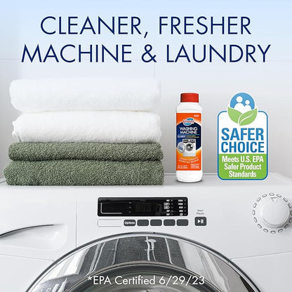 Glisten Washer Magic Washing Machine Cleaner and Deodorizer, 4 Bottles