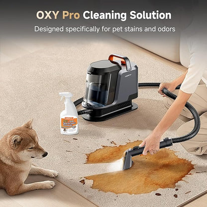 Uwant Carpet Cleaner Machine with Steam&Hot&Cold Water Models 18Kpa Powerful Suction Upholstery Cleaner Machine with Pet Pro Cleaner for Pets, Carpet Steam Cleaner Set of 1
