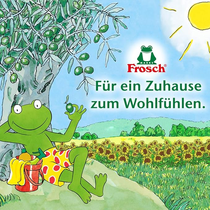 Frosch USA Shower and Bathroom Cleaner Spray, Lemon, 19 Ounce