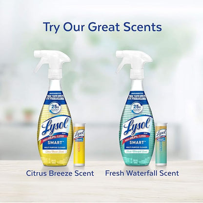 Lysol Smart Multi-Purpose Cleaner Refill Cartridge, Citrus Breeze, 0.39 Fl oz