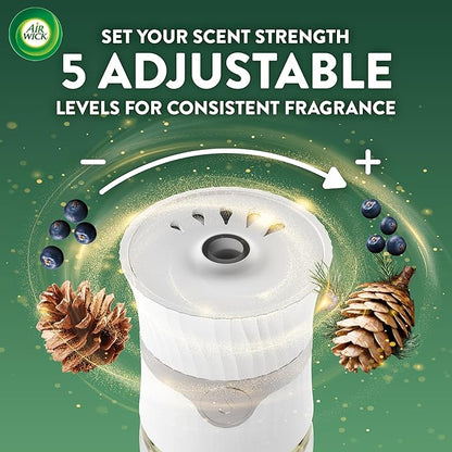 Air Wick plug in Scented Oil 2 Refills, Woodland Pine, (2x0.67oz), Essential Oils, Air Freshener