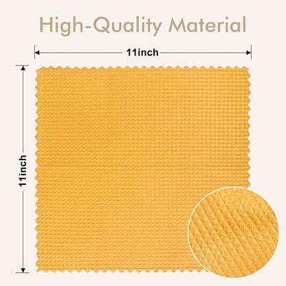 AIDEA Microfiber Glass Cleaning Cloth 12PK, Lint Free Cloth Polishing Cleaning Rags, Stainless Steel Wipes, Kitchen Dishcloths, Magic Cleaning Cloth for Glass, Windows, Mirrors, Stainless Steel 11×11"