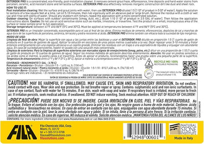 FILA Surface Care Solutions, DETERDEK PRO Cementitious Grout Haze Remover, 1 GAL