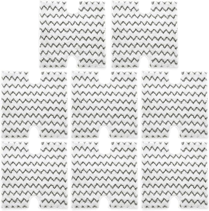 S3973D Steam Mop Replacement Pads for Shark Lift-Away Pro & Genius Steam Pocket Mop S3973 S3973D S5003D S3973WM S5001 S5002Q S5003A S5004 S5004W S6001W S6001WM S6002 S6002C,Part # P184WQ, 8 Pack
