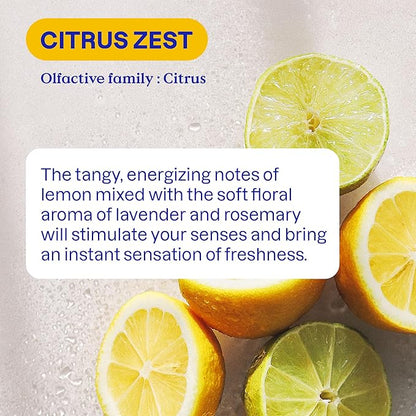 ATTITUDE Bathroom Cleaner Spray, EWG Verified, Plant-Based & Vegan, Safe for Bathroom Surfaces, Tiles, Tubs, Shower Walls, and Grout, Citrus Zest Scent, 27.1 Fl Oz