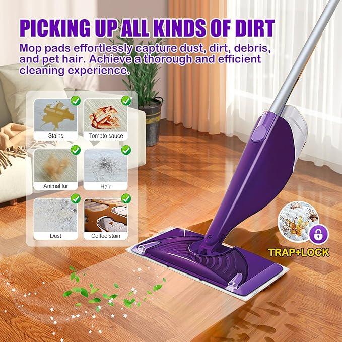 60 Pack Disposable Wetjet Pads Refills for Swiffer Wet Jet Mops, 4 Layers Thickened | Super Heavy-Duty Absorbent | Stickiness, Absorbent for Household Cleaning & Suit All Multi-Surface.