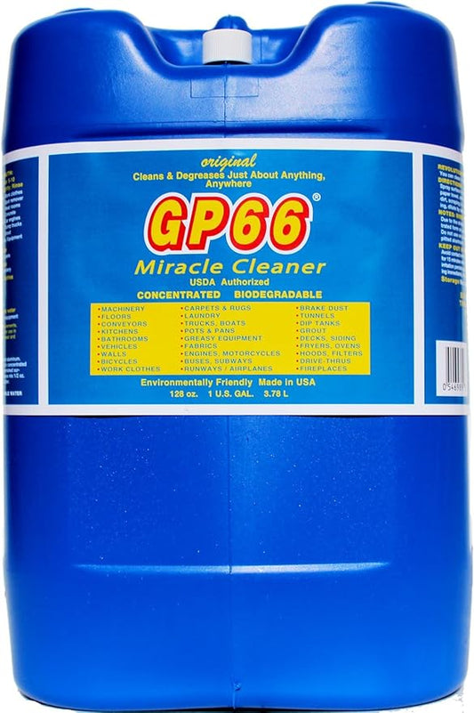 gp66 Green Miracle Cleaner from GP66 (1, 5 gal Pail.) Cleans and degreases just About Anything Anywhere Green Product Concentrated Oven Cleaner Concrete Cleaner Laundry Detergent Grout Clean and More
