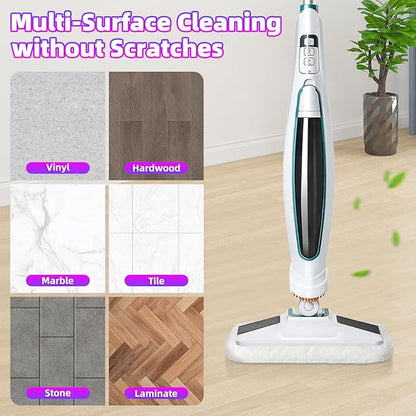 LOVECO 4 Pack Steam Mop Pads Compatible with Kenmore SM2060 S200 Series Steam Mop and Bissell Powerfresh Steam Mop, Widely Compatible Washable Steam Mop Replacement Pads for Scratchfree Floor Cleaning